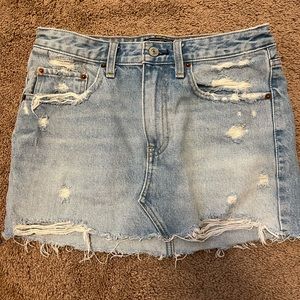 Abercrombie and Fitch low rise micro mini skirt